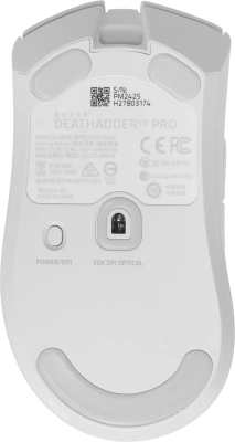 Мышь Razer DeathAdder V3 Pro белый оптическая 30000dpi беспров. USB-C 5but (RZ01-04630200-R3A1)