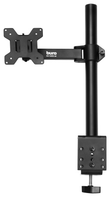 Кронштейн для мониторов ЖК Buro BU-M051-M черный 17"-32" макс.8кг крепление к столешнице поворот и наклон