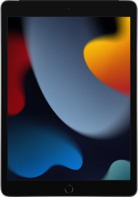 Планшет Apple iPad 2021 A2604 A13 Bionic 6С RAM3Gb ROM64Gb 10.2" IPS 2160x1620 4G iOS серый космос 8Mpix 12Mpix BT WiFi 9hr