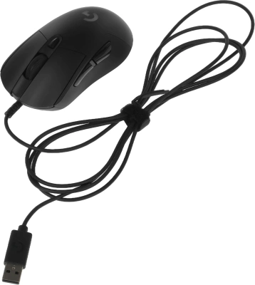 Мышь Logitech G403 Hero черный оптическая 25600dpi USB 5but (910-005636)