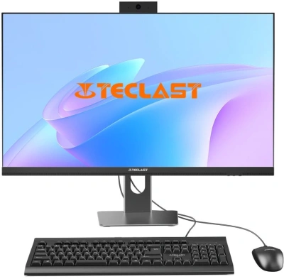Моноблок Teclast T27 Air 27" 2K i5 13420H (2.1) 32Gb SSD512Gb UHDG CR Windows 11 Pro GbitEth WiFi BT 120W клавиатура мышь Cam черный 2560x1440