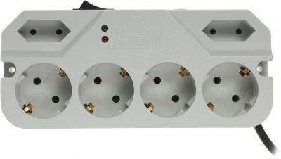 Сетевой фильтр Most CHV 5м (6 розеток) белый (коробка)