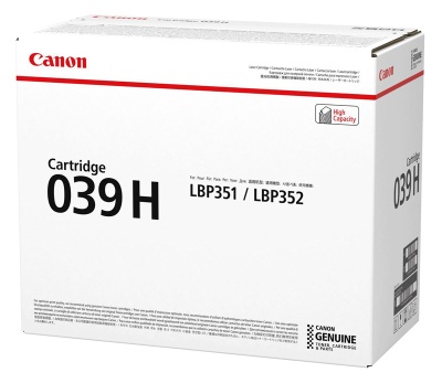 Картридж лазерный Canon 039HBK 0288C001 черный (25000стр.) для Canon LBP-351