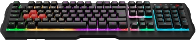 Клавиатура A4Tech B140N черный USB for gamer LED (подставка для запястий) кабель 1.8м