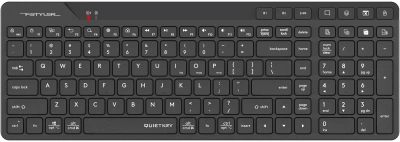 Клавиатура A4Tech FBK27C AS черный USB беспроводная BT/Radio slim Multimedia
