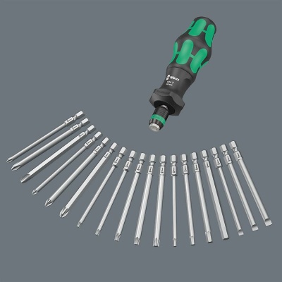 Набор отверток Wera Kraftform Kompakt Turbo Imperial 1 в компл.:19 предметов (WE-057483)
