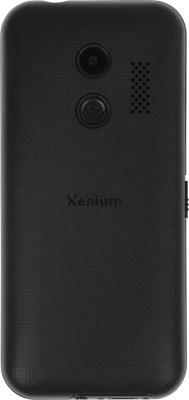 Мобильный телефон Xenium X718 черный моноблок 2Sim 1.77" 128x160 Spreadtrum ThreadX RTOS 0.3Mpix GSM900/1800 MP3 FM microSD max32Gb