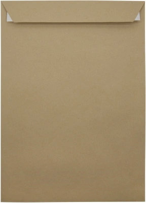 Пакет почтовый Silwerhof Eco 381227.25 C4 229x324мм силиконовая лента крафт 130г/м2 (pack:25pcs)