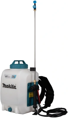 Опрыскиватель Makita DUS108Z аккум. ранц. 10л белый/бирюзовый