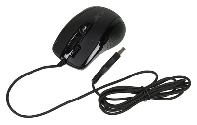 Мышь A4Tech X-710MK черный оптическая 2000dpi USB 7but (X-710MK USB)