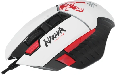 Мышь A4Tech Bloody W95 Max Naraka белый/рисунок оптическая 12000dpi USB 10but
