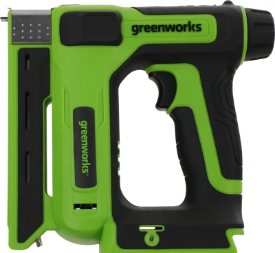 Степлер ручной Greenworks G24CS10 скобы 4/55/90/18GA