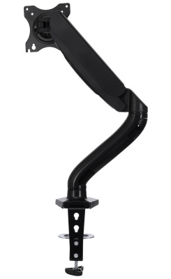 Кронштейн для мониторов ЖК Buro M1 черный 17"-27" макс.9кг крепление к столешнице поворот и наклон