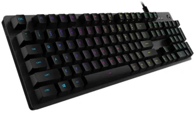 Клавиатура Logitech G512 Carbon Red Linear механическая черный USB Multimedia for gamer LED (920-009374)