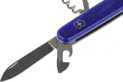 Нож перочинный Victorinox Spartan (1.3603.T2) 91мм 12функц. синий полупрозрачный карт.коробка