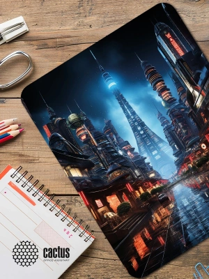 Коврик для мыши Cactus City 300x250x3мм (CS-MPC-D05M)
