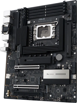 Материнская плата Asus PRO WS Z890-ACE SE Soc-1851 Intel Z890 4xDDR5 ATX AC`97 8ch(7.1) 1x10G/1х2,5G/1xGigabit RAID+HDMI