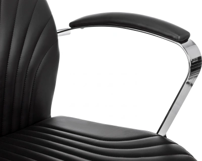Кресло эргономичное Бюрократ CH-610SL-Lux черный экокожа крестов. металл хром