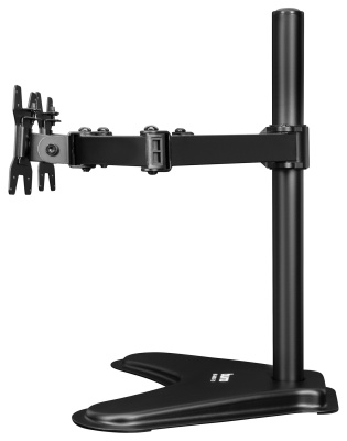 Кронштейн для мониторов ЖК Buro BU-M042-D черный 17"-32" макс.16кг настольный поворот и наклон верт.перемещ.