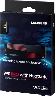 Накопитель SSD Samsung PCIe 4.0 x4 1TB MZ-V9P1T0CW 990 Pro M.2 2280