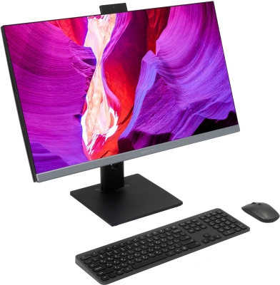 Моноблок Digma Pro Unity 27" Full HD i5 12400 (2.5) 16Gb SSD512Gb UHDG 730 CR Windows 11 Pro GbitEth WiFi BT 90W клавиатура мышь Cam серый/черный 1920x1080