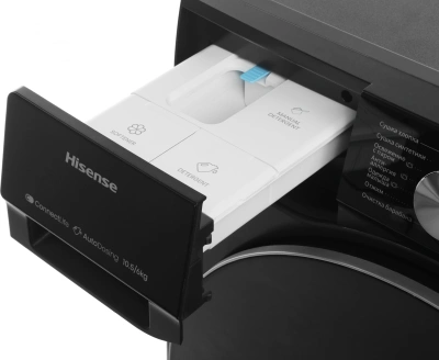 Стиральная машина Hisense WD5S1045BB класс: A загр.фронтальная макс.:10.5кг (с сушкой) черный инвертор
