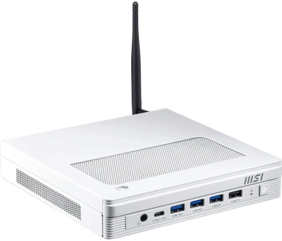 Неттоп MSI Pro DP10 A14MG-011XRU i5 14400 (2.5) 16Gb SSD512Gb UHDG 730 без ОС 2x2.5GbitEth WiFi BT 120W белый (9S6-B21012-011)
