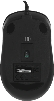 Мышь A4Tech Fstyler FM10 черный/синий оптическая 1600dpi USB 4but (FM10 BLUE)