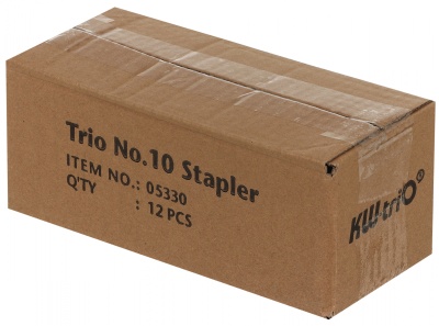 Степлер Kw-Trio 05330l/gray Trio N10 (10листов) светло-серый 100скоб