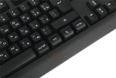 Клавиатура A4Tech Q100 черный USB for gamer LED (Q100 USB) кабель 1.8м