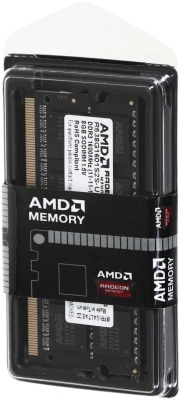 Память DDR3 8Gb 1600MHz AMD R538G1601S2S-U RTL PC3-12800 CL11 SO-DIMM 204-pin 1.5В dual rank Ret