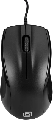 Мышь Оклик 185V2 черный оптическая 1200dpi USB для ноутбука 3but (1185962)