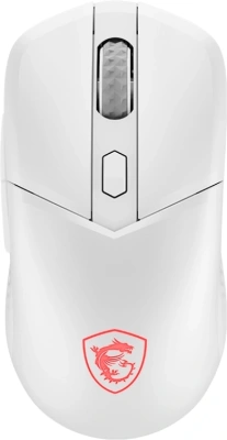 Мышь MSI VERSA 300 W MS-8ZBD белый оптическая 8000dpi беспров. BT/Radio USB 5but (S12-4301440-CLA)