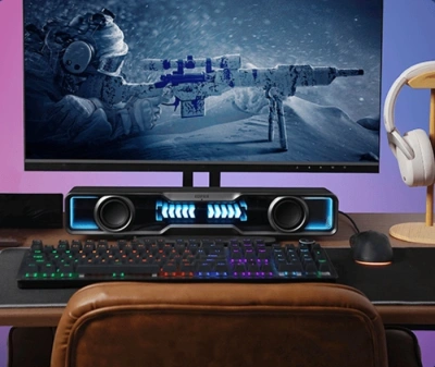 Колонки Edifier QS30 2.0 черный 5Вт BT