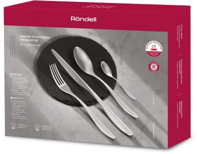 Набор столовых приборов Rondell Jessie RD-2061 набор из 16предм. стальной