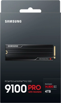 Накопитель SSD Samsung PCIe 5.0 x4 4TB MZ-VAP4T0CW 9100 Pro M.2 2280