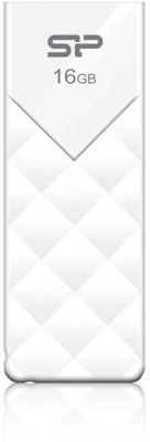 Флеш Диск Silicon Power 16Gb Ultima U03 SP016GBUF2U03V1W USB2.0 белый