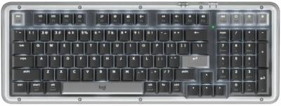 Клавиатура Logitech K98M механическая графитовый USB беспроводная BT/Radio Multimedia (подставка для запястий) (920-013040)