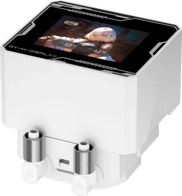 Система водяного охлаждения PcCooler GT360M Display ARGB Soc-AM5/AM4/1200/1700/1851 белый 4-pin 15-33.7dB Al LCD 310W Ret (GT360M-WHAWXX-GL)