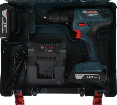 Дрель-шуруповерт Bosch GSB 180-LI аккум. патрон:быстрозажимной (кейс в комплекте) (06019F8307)