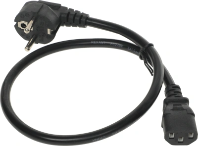Шнур питания Rexant 04-2736 Schuko-C13 проводник.:3x1мм2 0.6м 220В черный