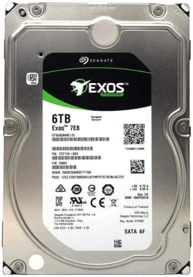 Жесткий диск Seagate SATA-III 6TB ST6000NM0115 Server Exos 4KN (7200rpm) 256Mb 3.5"
