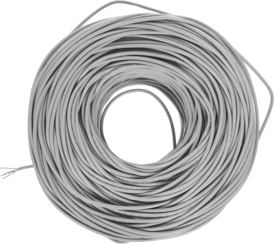 Кабель информационный Rexant PRO 02-0025 кат.5E F/UTP 4 пары 24AWG PVC внутренний 305м серый