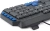 Клавиатура Оклик 750G FROST WAR черный/черный USB Multimedia for gamer (337452) кабель 1.8м