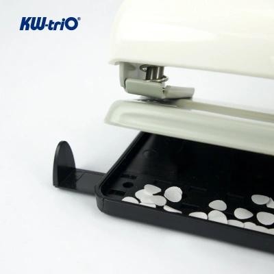 Дырокол Kw-Trio Dolphin 096X9 макс.:16лист. пластик ассорти отв.:2 с линейкой