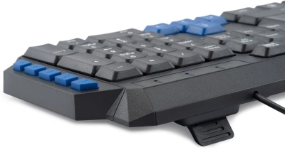 Клавиатура Оклик 750G FROST WAR черный/черный USB Multimedia for gamer (337452) кабель 1.8м