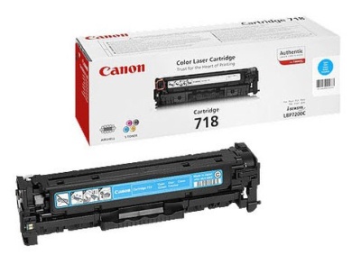 Картридж лазерный Canon 718C 2661B002 голубой (2900стр.) для Canon LBP7200/MF8330/8350