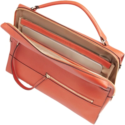 Деловая сумка Piquadro Patricia CA6774W140/AR с отделением для ноутбука 14" коралловая натур.кожа