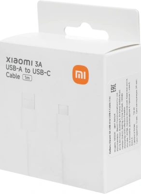Кабель Xiaomi BHR087GGL USB (m)-USB Type-C (m) 1м белый коробка