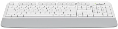 Клавиатура A4Tech Fstyler FK20 белый USB Multimedia (подставка для запястий) (FK20) кабель 1.5м